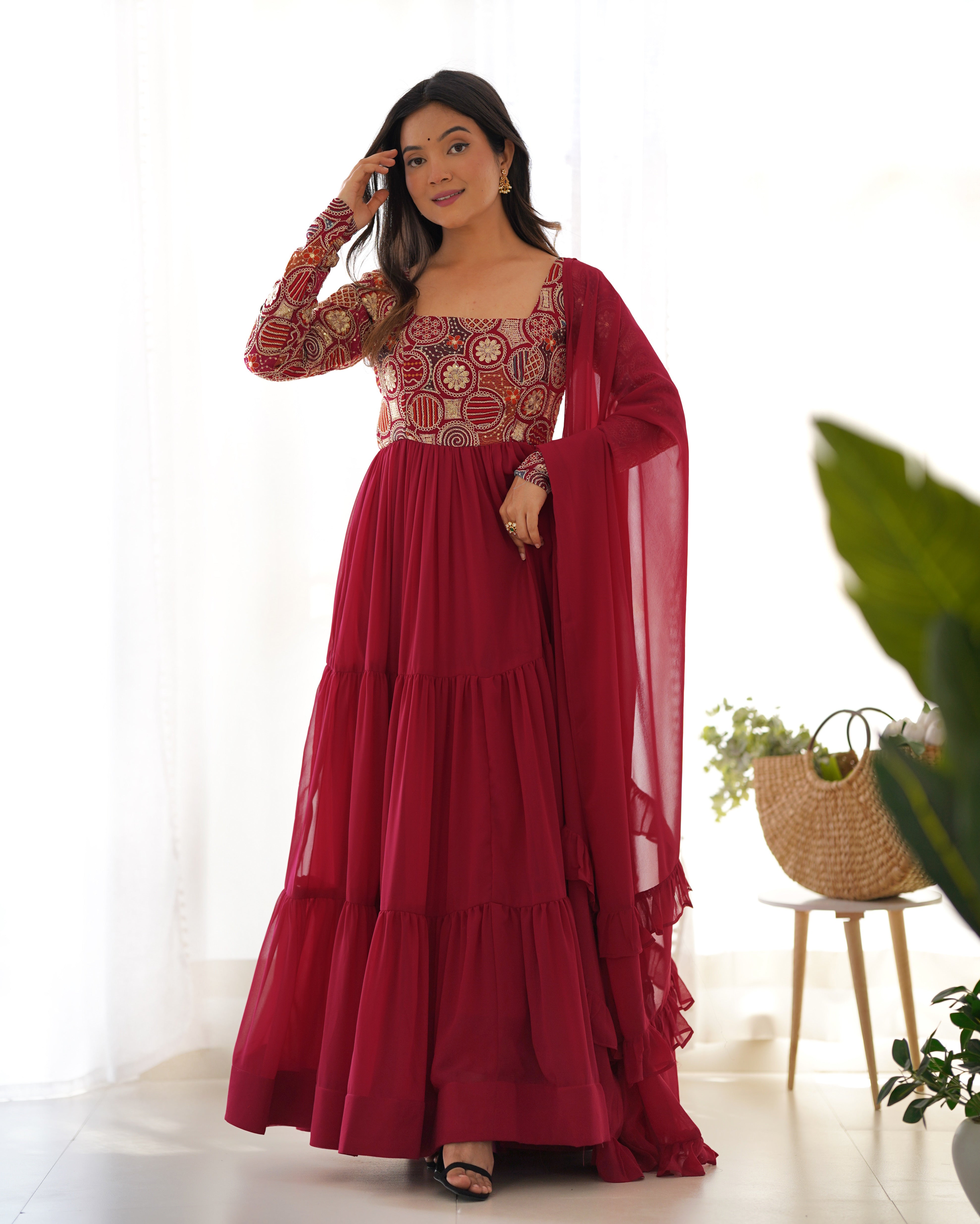 Vijodhya Premium Designer Anarkali Set