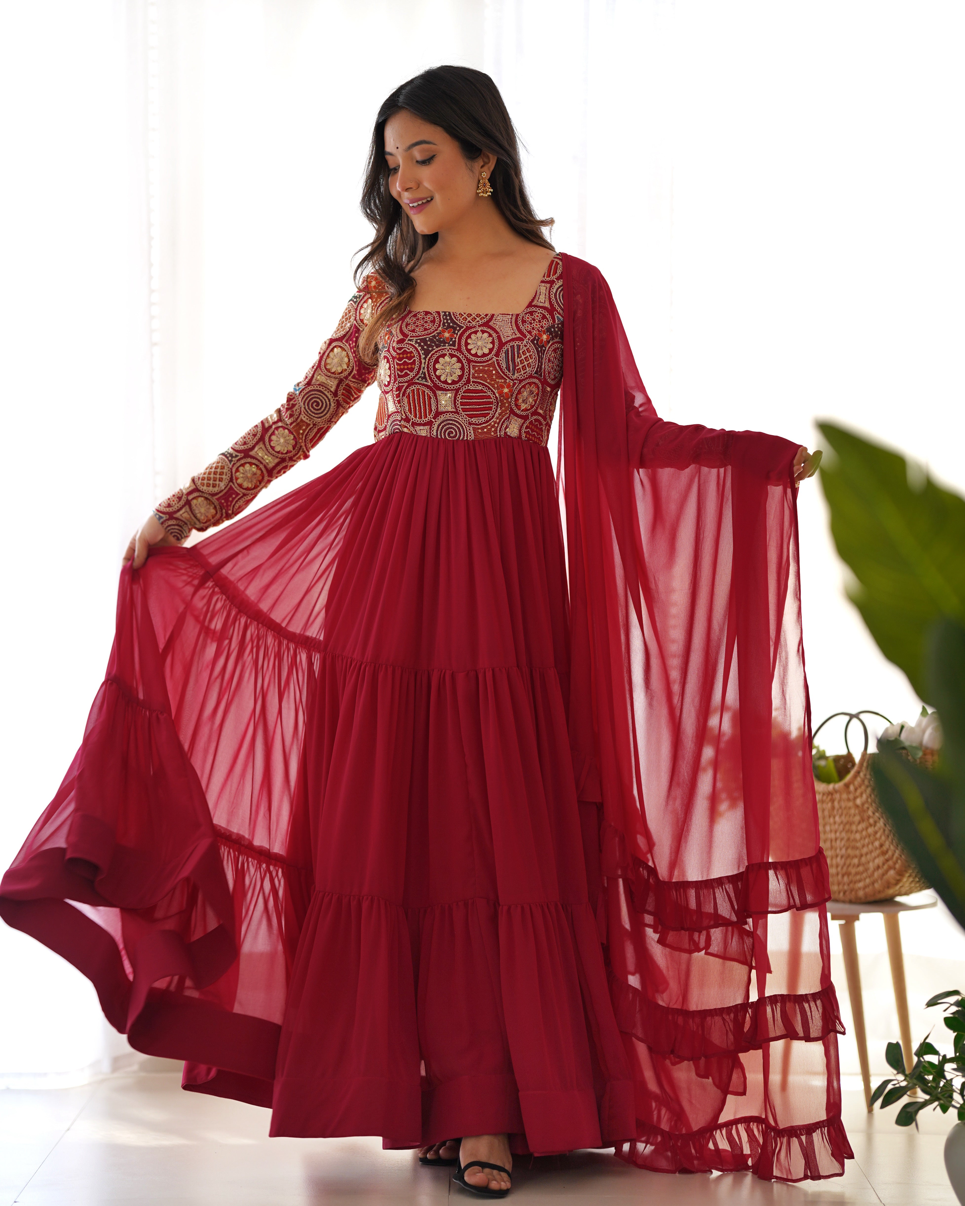 Vijodhya Premium Designer Anarkali Set