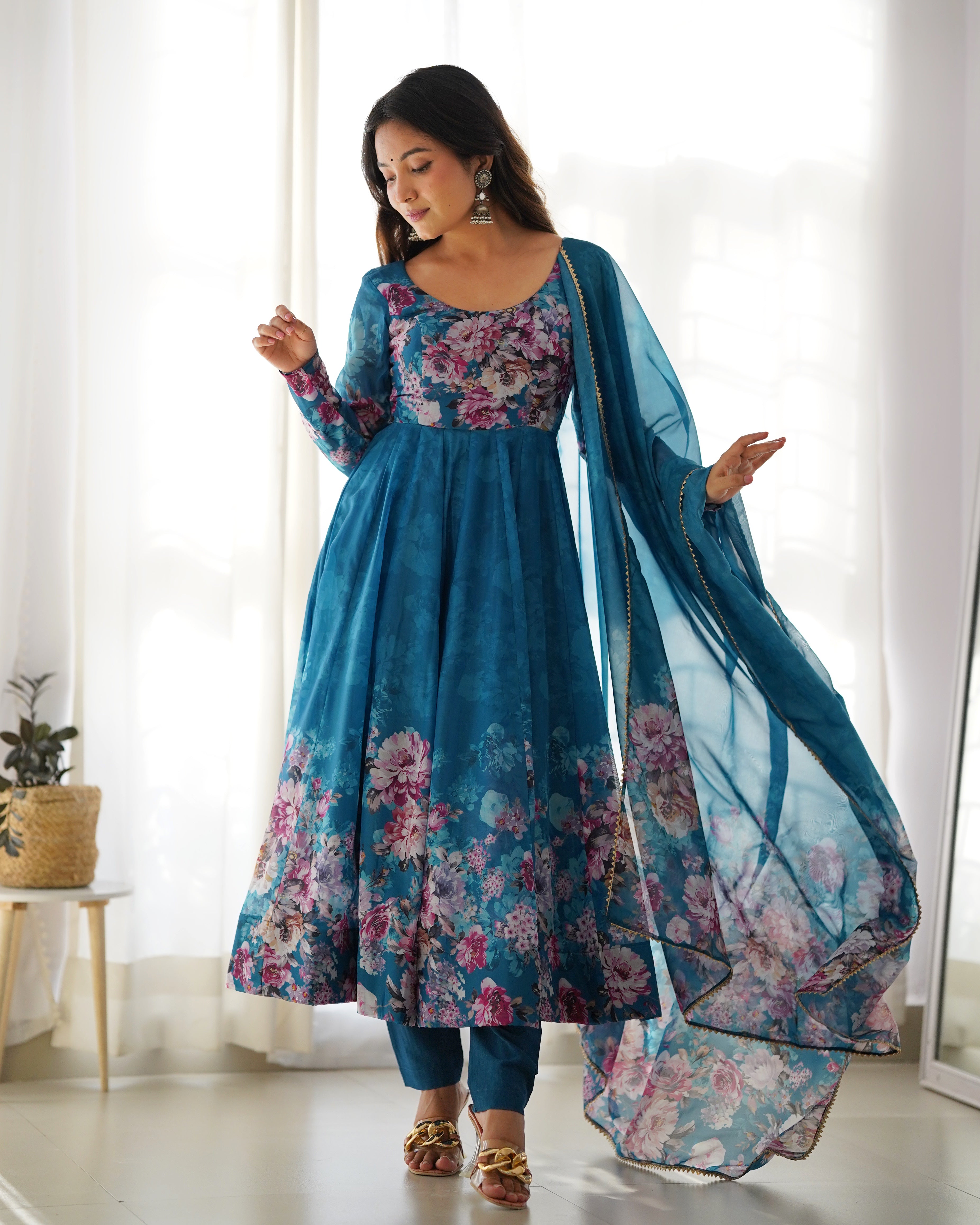 Denouement Anarkali Suit Set