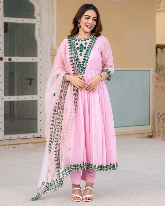 Adoring Pink Anarkali