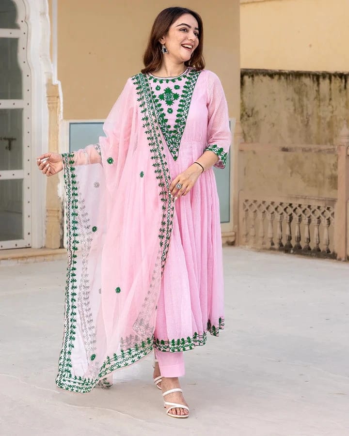 Adoring Pink Anarkali