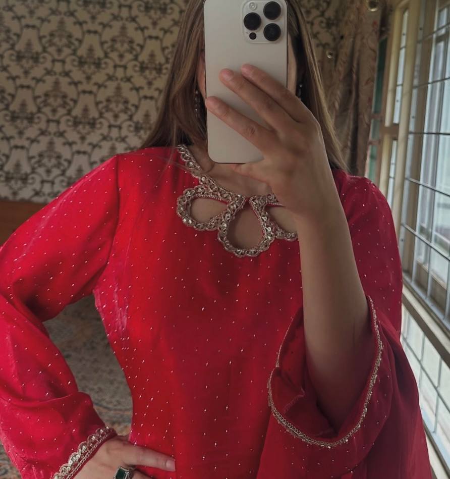 New Designer Premium Kurta With Sharara Set