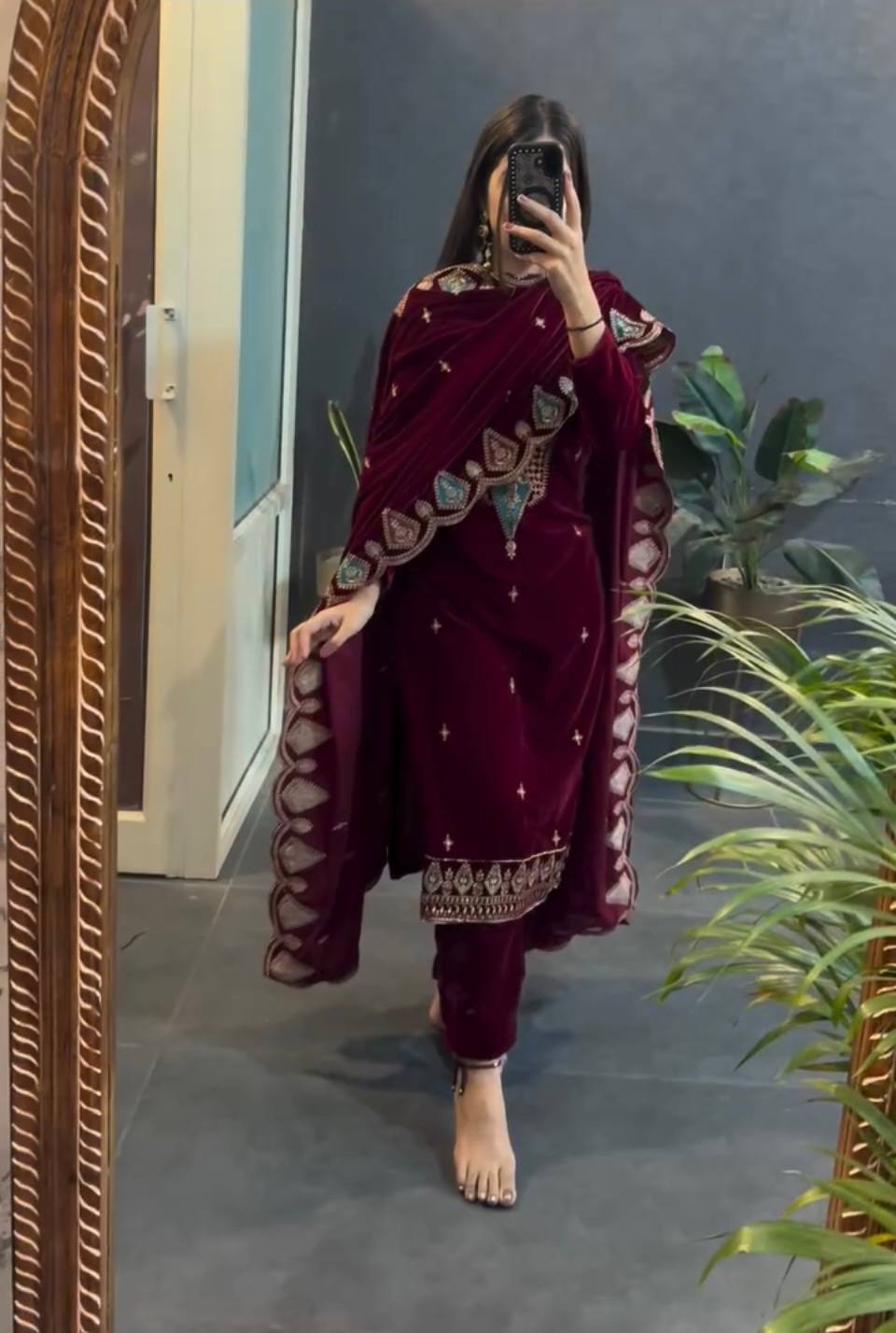 Premium Designer Velvet Suit