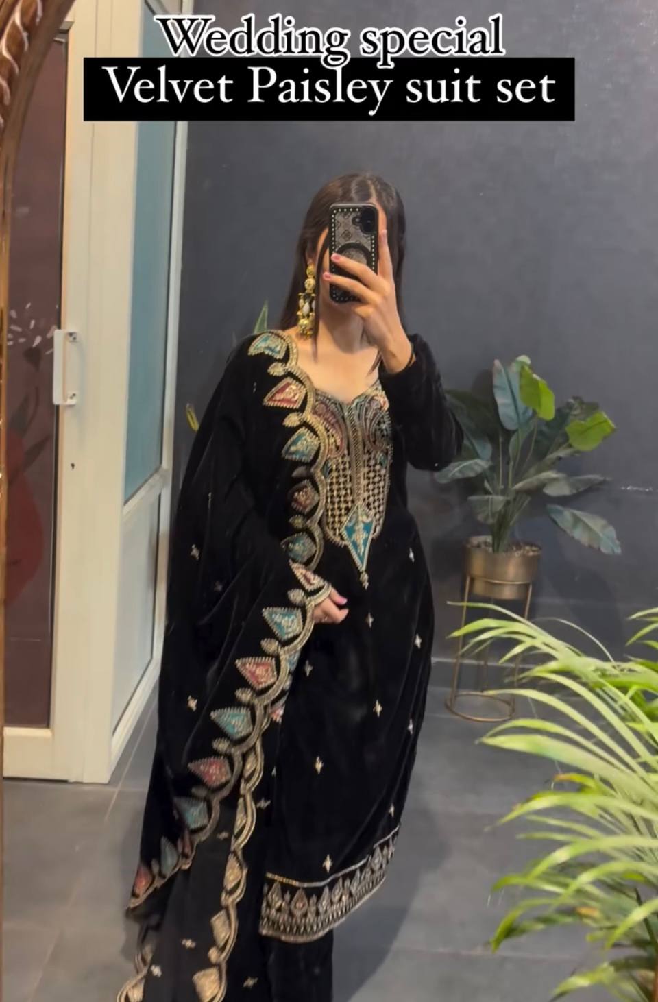 Premium Designer Velvet Suit